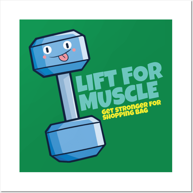 Lift for Muscle Wall Art by Jocularity Art